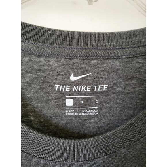 Nike Box Logo Graphic Shirt Men Size Large Black And White Short Sleeve - Picture 5 of 5
